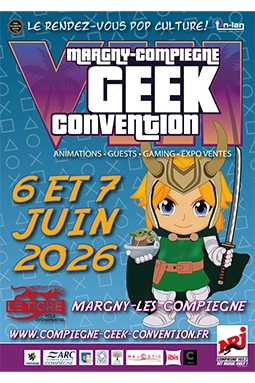 Affiche Compiègne Geek Convention 2026