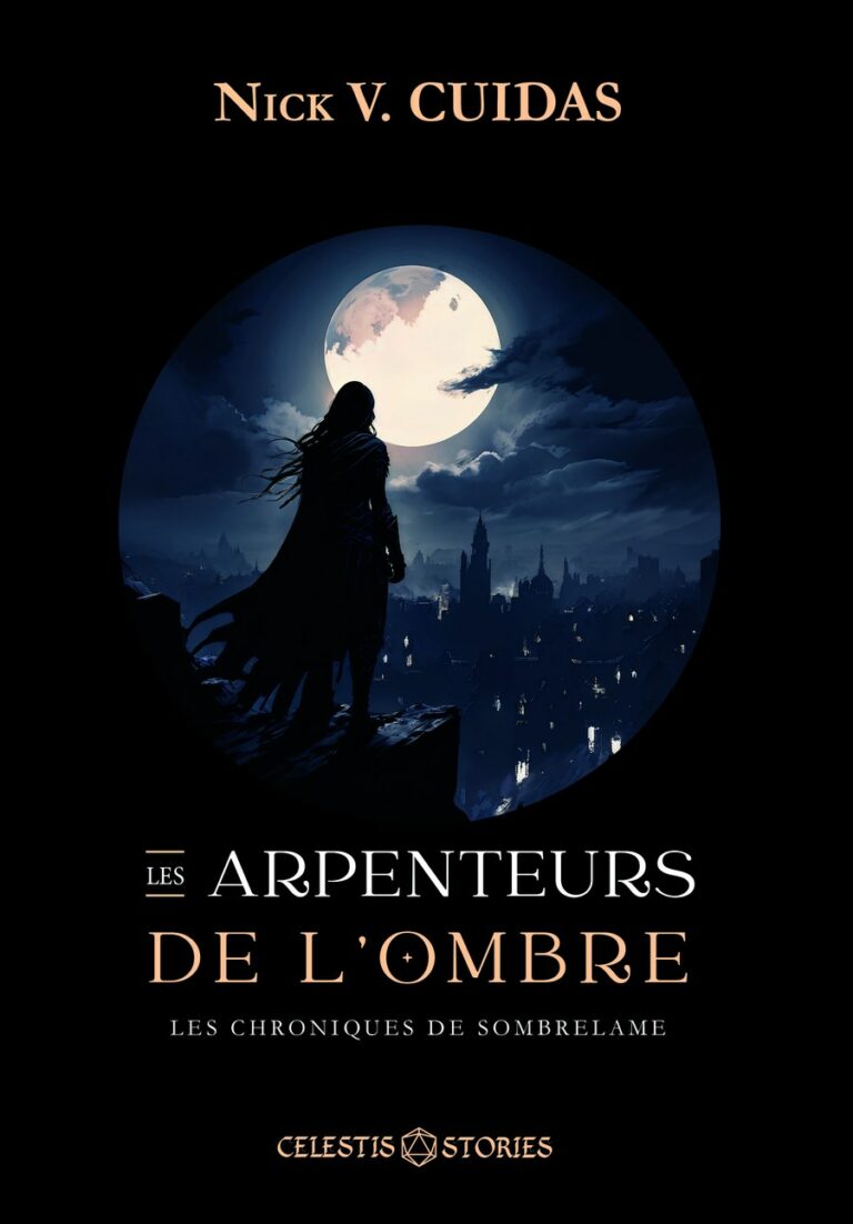 Couverture du Tome 1 des Chroniques de Sombrelame, Les Arpenteurs de l'ombre