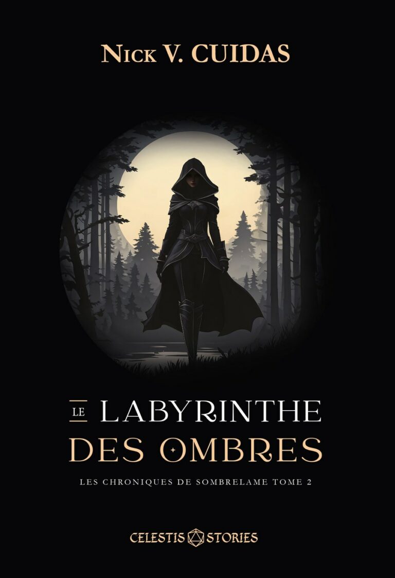 Couverture du Tome 2 des Chroniques de Sombrelame, Le Labyrinthe des Ombres